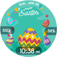 Easter Holiday Watch Face OS