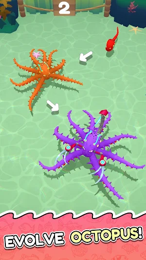 Octopus Invasion: Eat & Evolve Screenshot 0