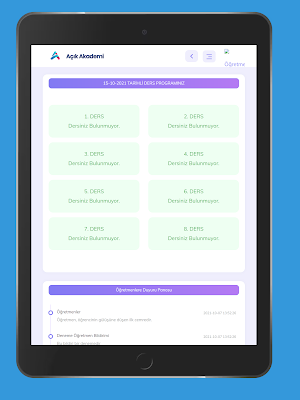 Açık Akademi Öğrenci Screenshot 3