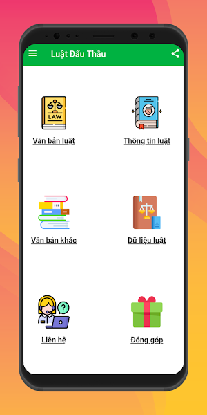Luật Đấu Thầu Screenshot 0