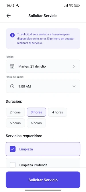 LimpiApp Screenshot 2
