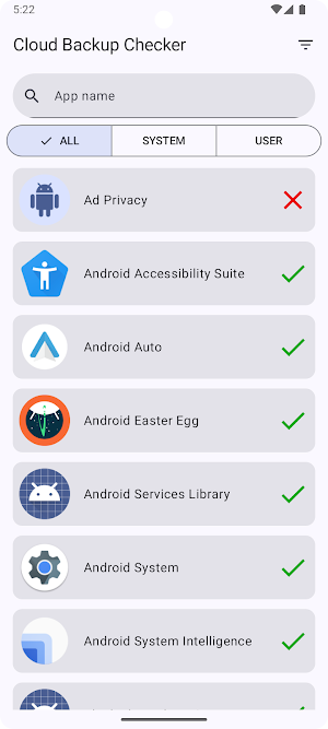 Cloud Backup Checker screenshot 2
