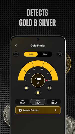 GoldSeeker - Metal Detector Screenshot 1