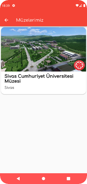 CÜ Sesli Müze Screenshot 3