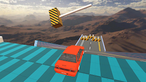Car Crash Stunt ramp: Spusk 3D Screenshot 2