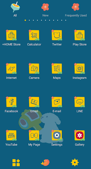 Bunny's NewYear Theme +HOME Screenshot 2