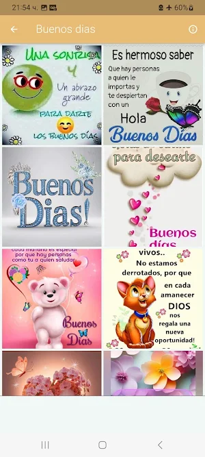 Buenos Días Tardes y Noches! Screenshot 1