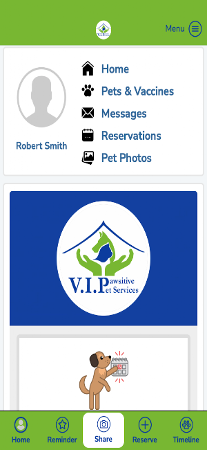 V.I.Pawsitive Pet Services Screenshot 0