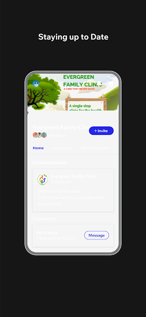 Evergreen Family Clinic Screenshot 0