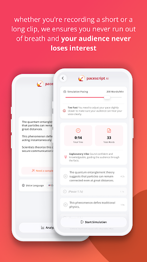 pacescript AI: Speaking Pace Screenshot 3