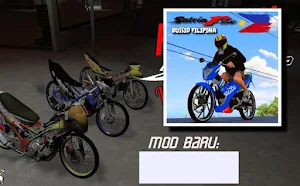 bussid motor drag satria  2024 Screenshot 0