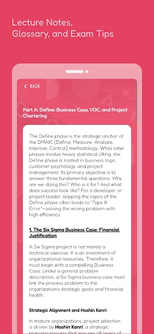 Six Sigma Prep 2026: with AI Screenshot 3