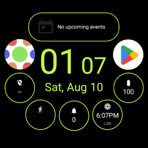 Pixel Slick Watch Face Screenshot 1