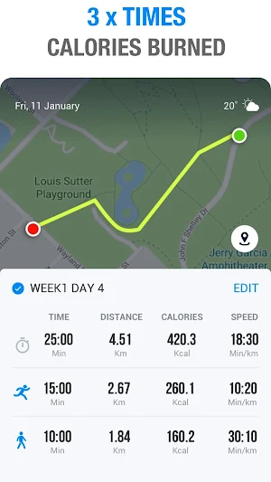 Walking App - Walking for Weight Loss Screenshot 2