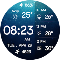 Minimal Weather Digital Watch