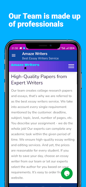 Essay Academic Writing Service Screenshot 1