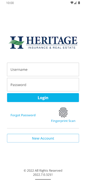 Heritage Insurance Mobile Screenshot 0