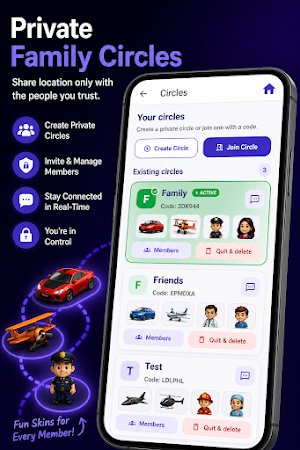 Famfinder Location Tracking Screenshot 1