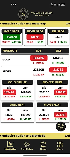 Mahavira Bullion & Metals LLP Screenshot 1