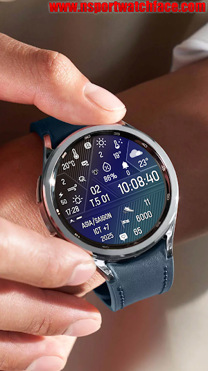 N-SPORT724 Digital Watch Face Screenshot 1