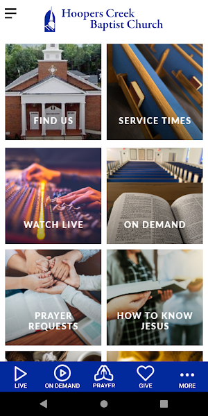 Hoopers Creek Baptist Church Screenshot 0