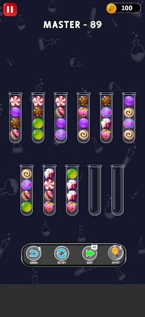 Candy Sort Puzzle: Color Tubes Screenshot 2