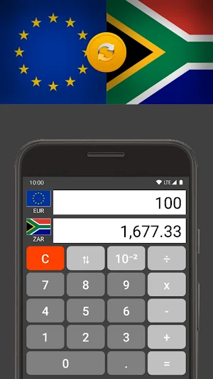 Euro / South African Rand Screenshot 0