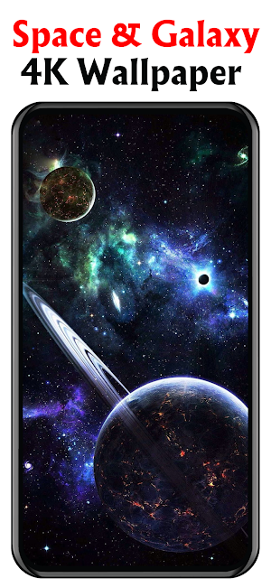 Space & Galaxy Wallpaper HD 4K Screenshot 1
