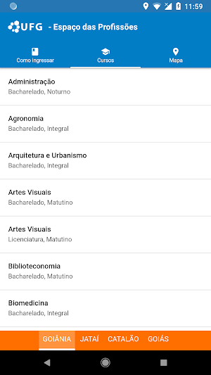 Espaço UFG Screenshot 1