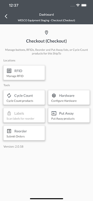 Wesco Anixter eStock Screenshot 1