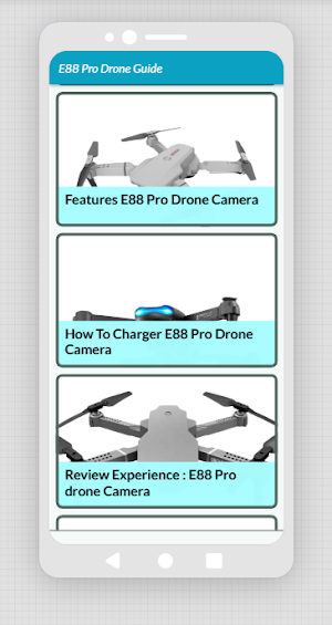e88 pro drone camera app guide Screenshot 3