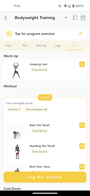 GainsArt Fitness Screenshot 1