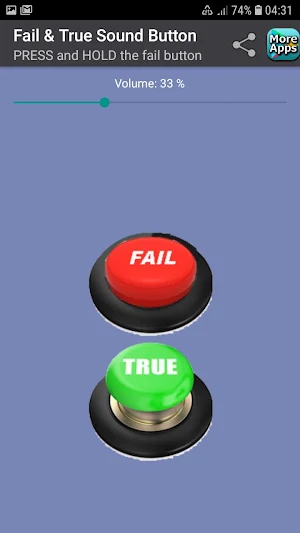 Fail & True Sound Button Screenshot 2