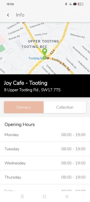 Joy Cafe - Tooting Screenshot 1