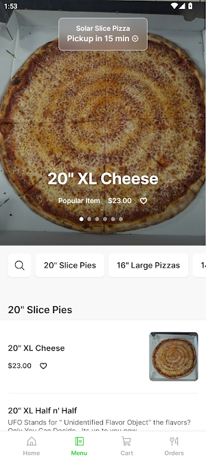 Solar Slice Pizza Screenshot 0