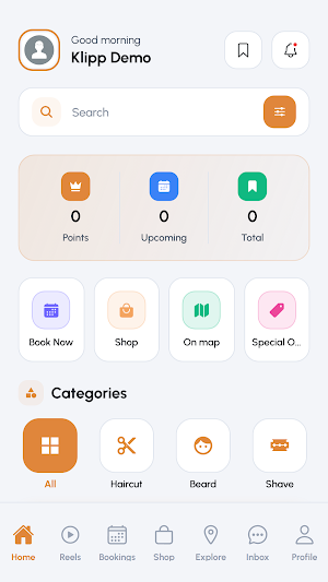 Klipp — Salon Booking Screenshot 1