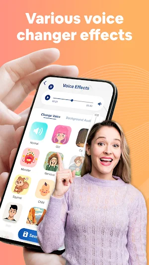 Voice Changer by Sound Effects Screenshot 1
