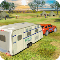 Camper Van Truck Simulator: Cruiser Car Trailer 3D