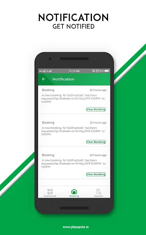 Playspots : Facility Partner Booking App Screenshot 3