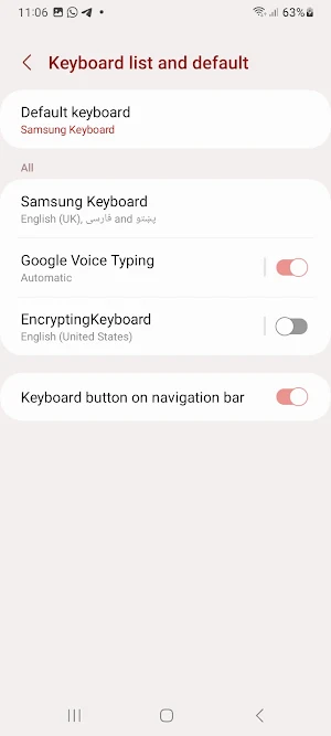 Encrypting Keyboard Screenshot 1