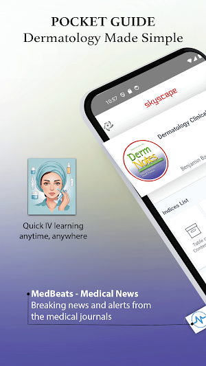 Dermatology Clinical Pkt Guide Screenshot 1