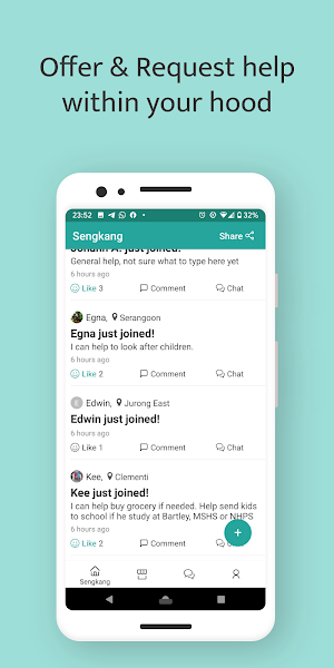 GoodHood.SG - Connect with verified neighbours. Screenshot 2