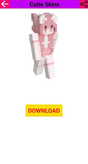 Cutie Skins For Minecraft Screenshot 2