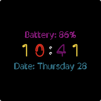 Neon Watch Face