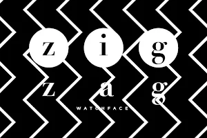 zig zag watch face Screenshot 0
