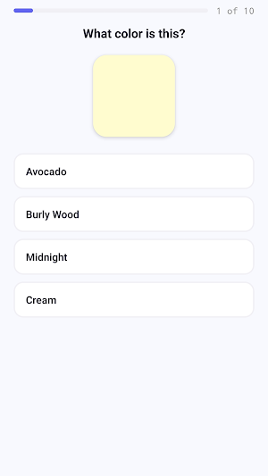 Color Namer: Palette & Quiz Screenshot 2