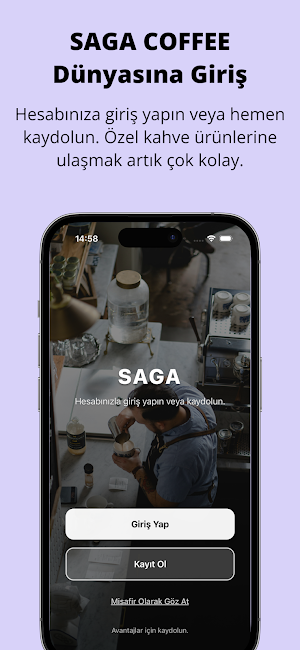 SAGA COFFEE : Kahveye Tat Kat Screenshot 0
