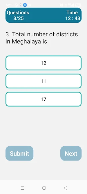 Meghalaya Quiz Screenshot 2