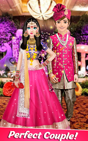 Indian Stylist Bride Dress up & Makeup Beauty Game Screenshot 1