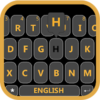Luxury Golden Black Keyboard